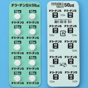 Thyradin-S左甲状腺素钠片50μg:100片
