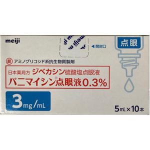 Panimycin地贝卡星硫酸盐滴眼液0.3%:5ml×10支【劇】