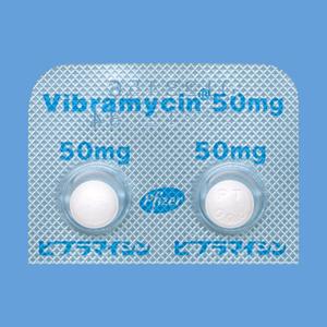 Vibramycin盐酸多西环素片50mg:50片