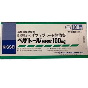 Bezatol苯扎贝特SR缓释片100mg:100片