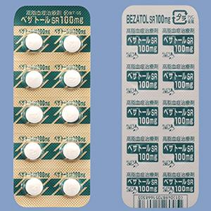 Bezatol苯扎贝特SR缓释片100mg:100片