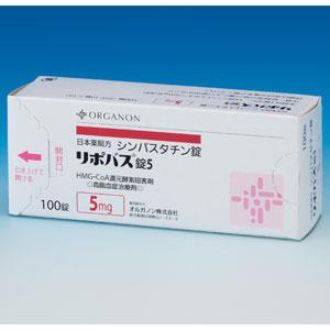 Lipovas辛伐他汀片5mg:100片