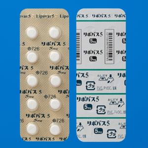 Lipovas辛伐他汀片5mg:100片