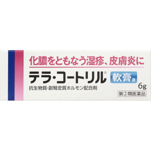 强生JohnsonsTerra Courtyl湿疹皮炎软膏a:6g【2類】