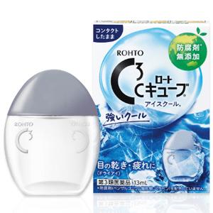 乐敦 多矿物质保湿+C立方体超冰爽眼药水:13ml【3類】