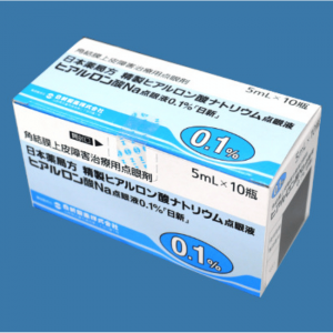 Hyaluronate Na透明质酸钠滴眼液0.1%「日新」:5mL×10支