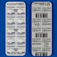 Glibenclamide格列本脲片1.25mg「沢井」：100片