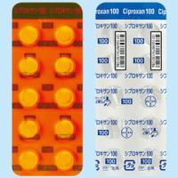 Ciproxan环丙沙星片100mg：100片