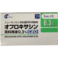 Ofloxacin氧氟沙星耳科用液0.3% 「CEO」：5ml&times;5支