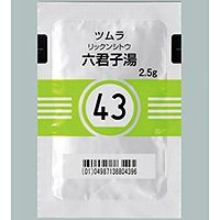 Tsumura六君子湯顆粒2.5g（43）：42包（14日分）