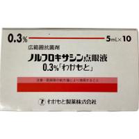 Norfloxacin诺氟沙星滴眼液0.3%「WAKAMOTO」：5ml&times;10支