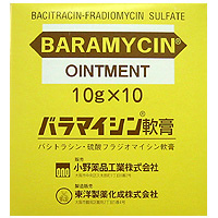 Baramycin杆菌肽/硫酸异霉素复合软膏：10g&times;10支