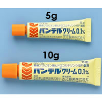 Pandel氢化可的松丙酸盐丁酸盐 乳膏0.1％：5g&times;10支