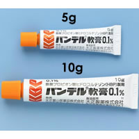 Pandel氢化可的松丙酸盐丁酸盐 软膏0.1％：5g&times;10支