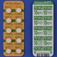 Pravastatin普伐他汀钠片10mg「沢井」：100片