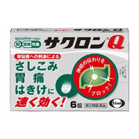 卫材Saclon Q速溶肠胃药：6片【2類】