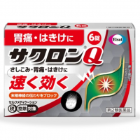 卫材Saclon Q速溶肠胃药：6片【2類】