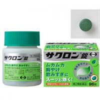 卫材Saclon 叶绿素成分配合肠胃药：96片【2類】