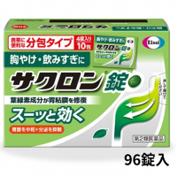 卫材Saclon 叶绿素成分配合肠胃药：96片【2類】