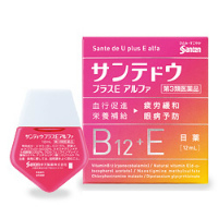 参天制药 de U plus E alfa缓解疲劳改善眼药水：12ml【3類】