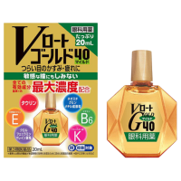 乐敦 中高年Gold金装40温和款眼药水：20ml【3類】