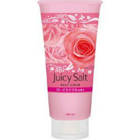 日本Utena佑天兰 AHA去桔皮角质全身用豆乳细盐磨砂膏 玫瑰体香300g