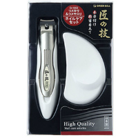 日本 Greenbell 匠技G-1002捕手功能指甲刀＆磨指甲器 ：1套
