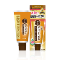 乐敦 50惠呵护头皮染发护发素（淡棕色）：150g