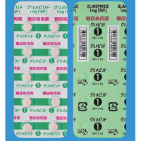 Glimepiride格列美脲片1mg「NP」　：100片