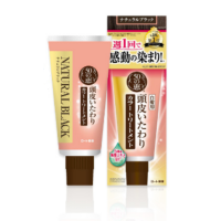 乐敦 50惠呵护头皮染发护发素（自然黑色）：150g