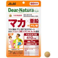 朝日Asahi Dear-Natura 亚铅有机锌+玛咖 益智补锌片 ：120粒（60日分）