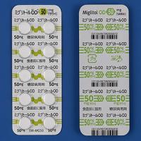 Miglitol米格列醇OD口崩片50mg：100片「沢井」：100片(10片&times;10)